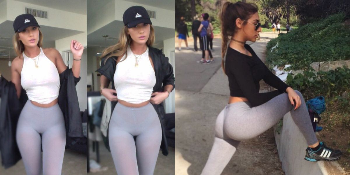 Round teen grey yoga pants pictures