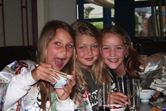 20 Pics From Gigi And Bella Hadids Childhood Before They