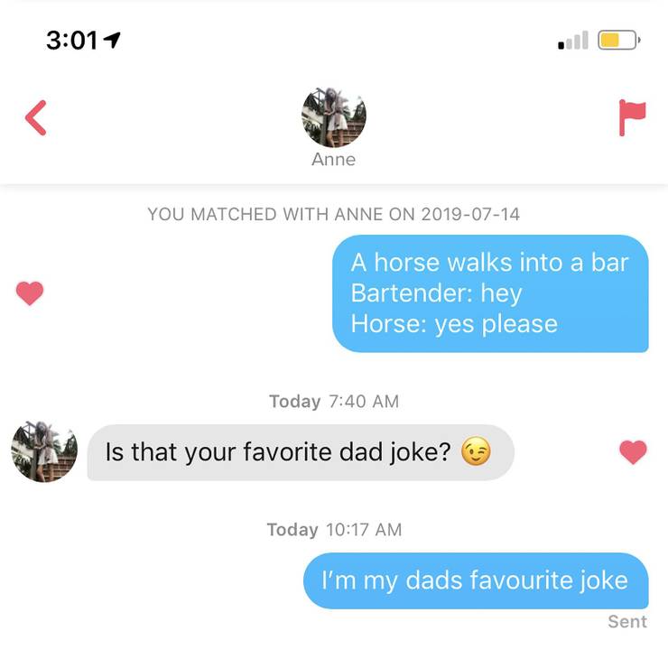 10 Funny Tinder Pick Up Lines That Also Work As Dad Jokes